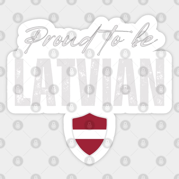 Proud latvian, Latvia flag Sticker by eka123